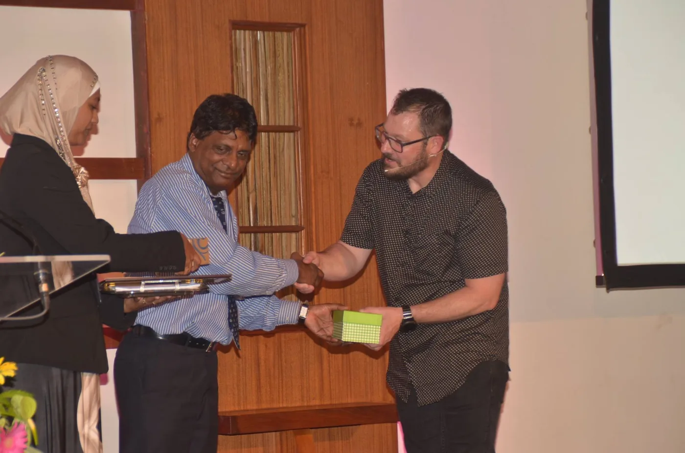 Cyril Palan at the Brand Magic Summit, around 2016, Logos, Team through the years, Logos Publicity Limited, Mauritius