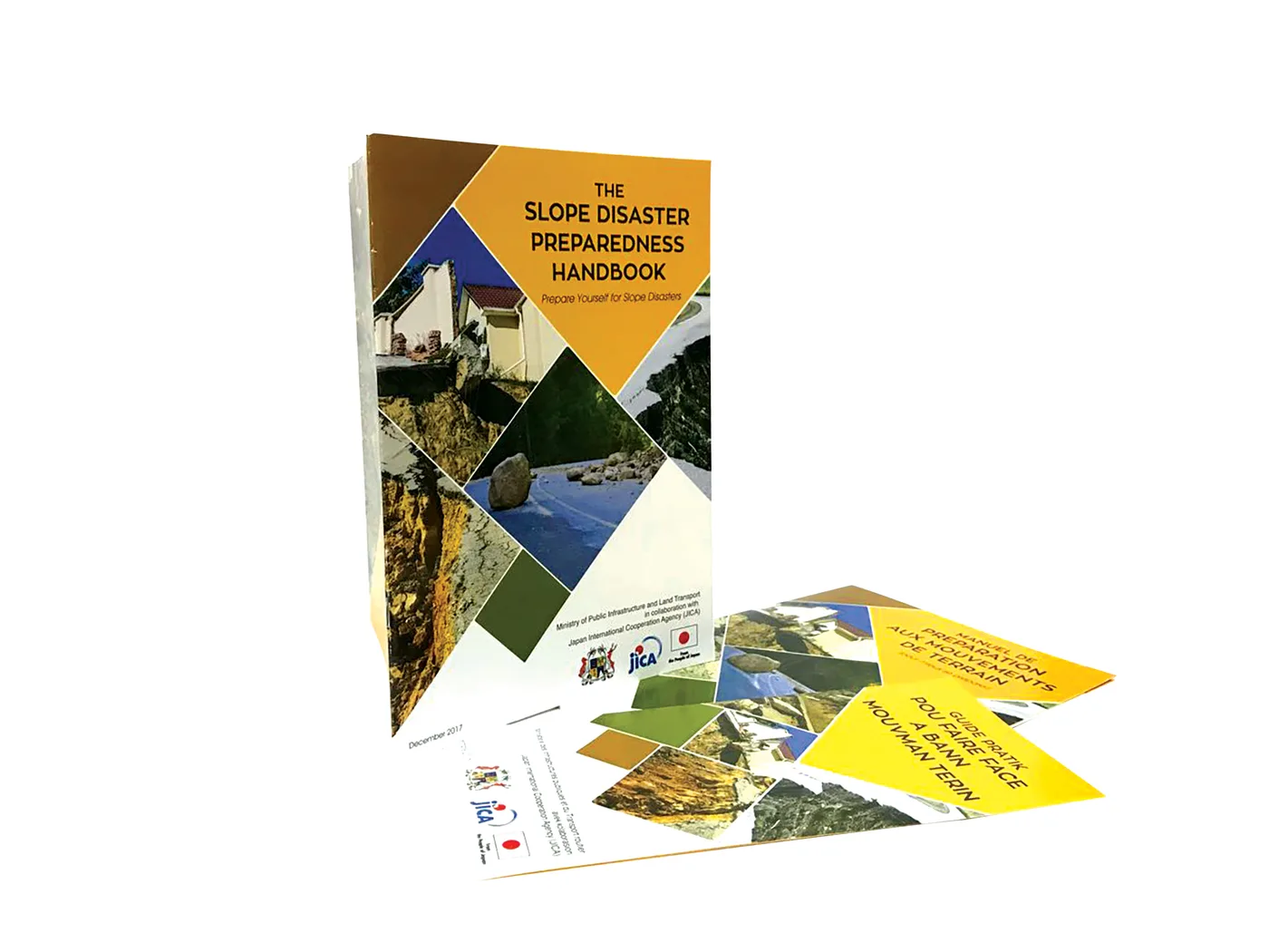 JICA slope disaster preparedness handbook, 2017, JICA, Brochures & flyers, Logos Publicity Limited, Mauritius