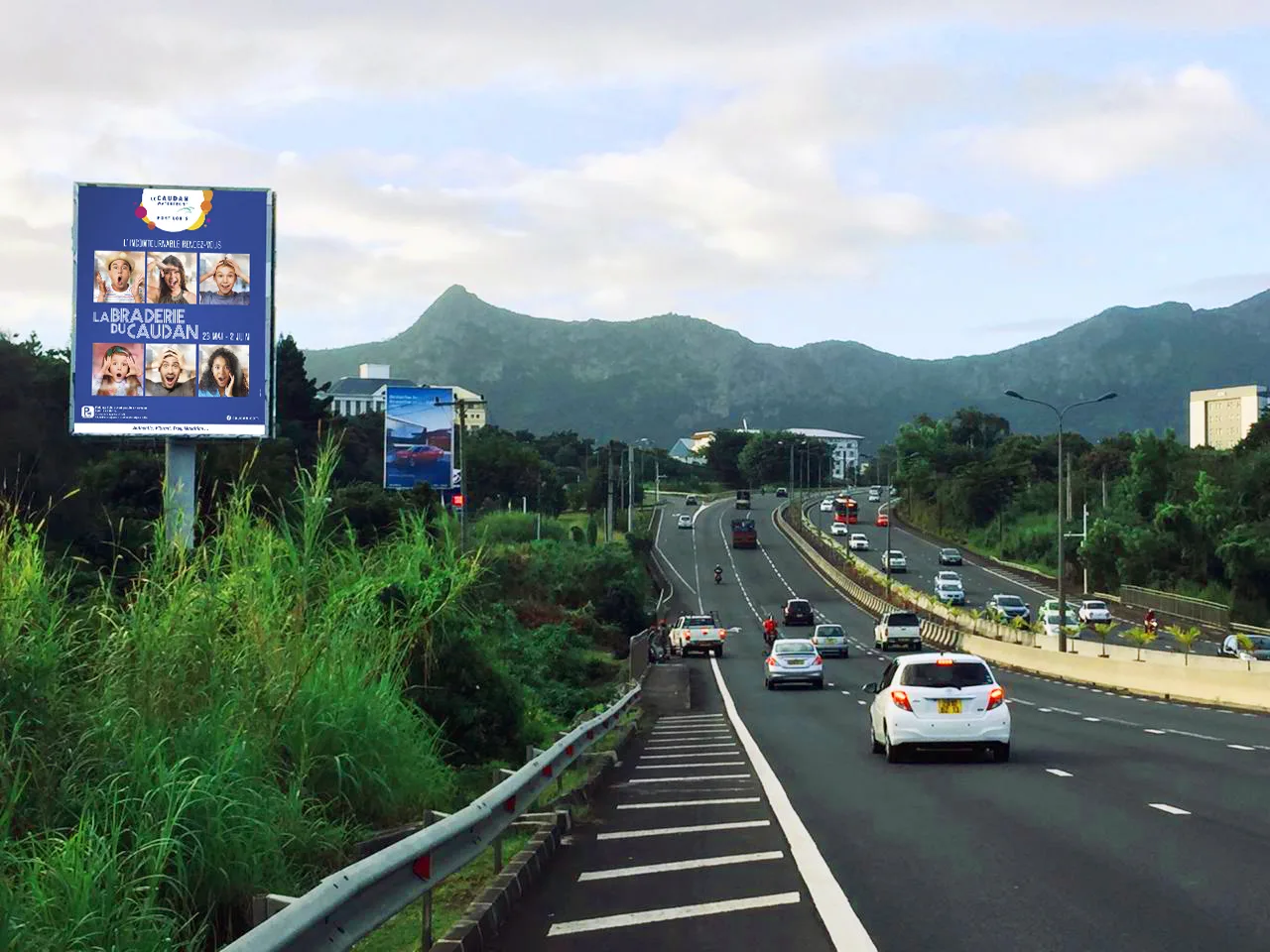 Caudan Braderie highway billboard, Caudan, Outdoor & signage, Logos Publicity Limited, Mauritius